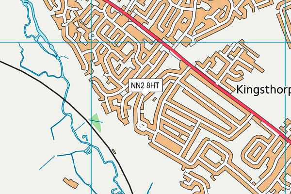 NN2 8HT map - OS VectorMap District (Ordnance Survey)