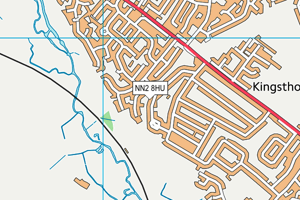 NN2 8HU map - OS VectorMap District (Ordnance Survey)
