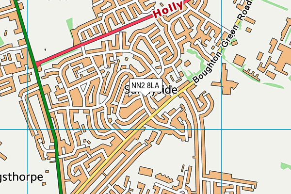 NN2 8LA map - OS VectorMap District (Ordnance Survey)