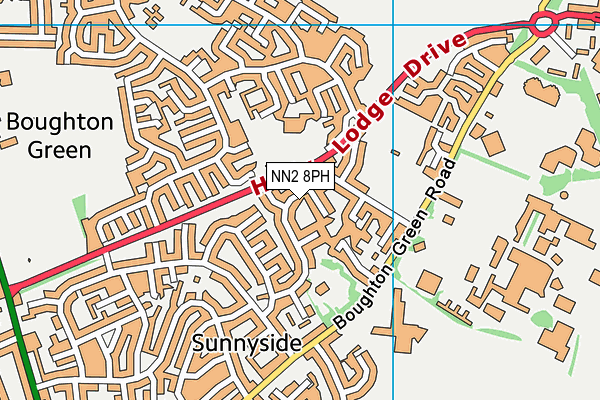 NN2 8PH map - OS VectorMap District (Ordnance Survey)