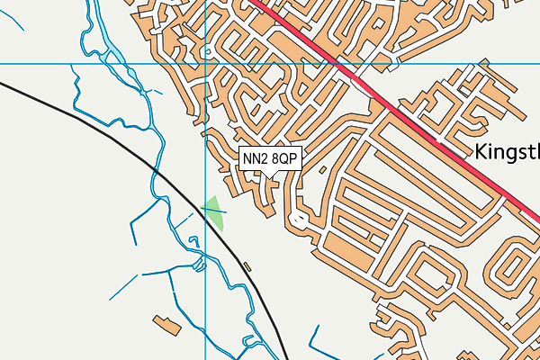 NN2 8QP map - OS VectorMap District (Ordnance Survey)