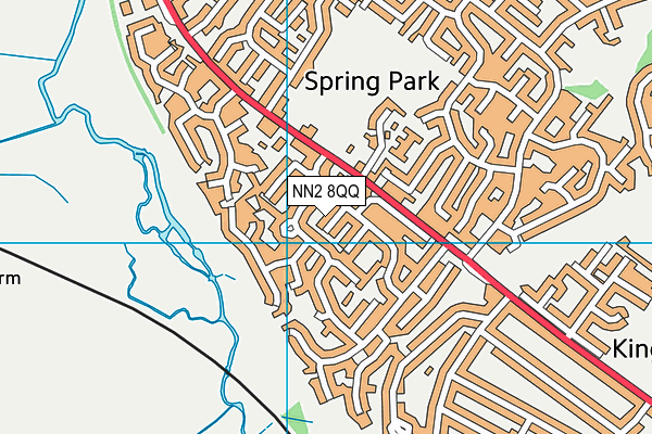 NN2 8QQ map - OS VectorMap District (Ordnance Survey)