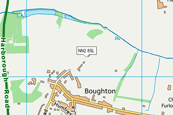 NN2 8SL map - OS VectorMap District (Ordnance Survey)