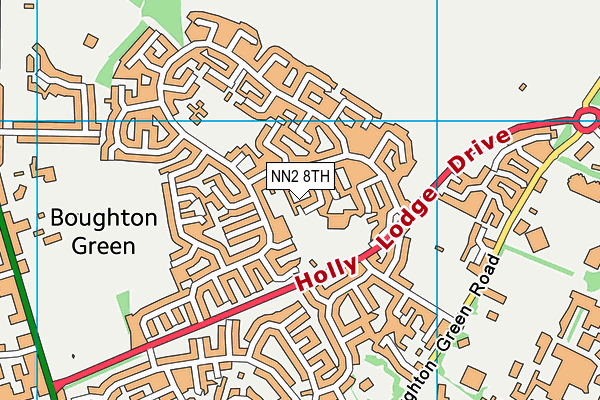 NN2 8TH map - OS VectorMap District (Ordnance Survey)