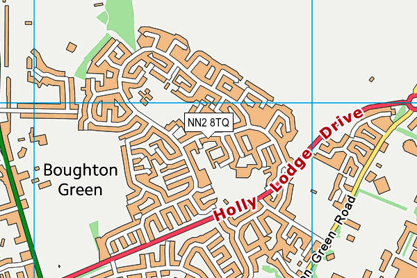 NN2 8TQ map - OS VectorMap District (Ordnance Survey)