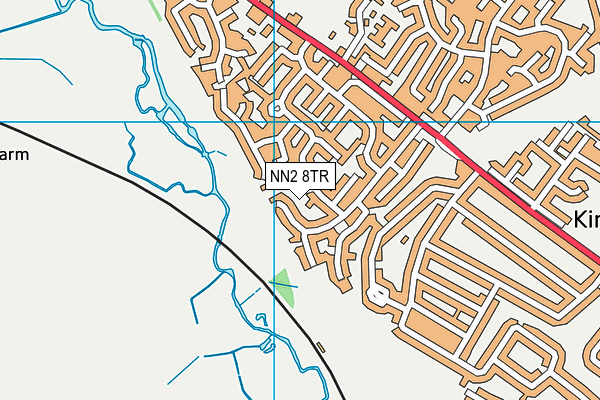 NN2 8TR map - OS VectorMap District (Ordnance Survey)