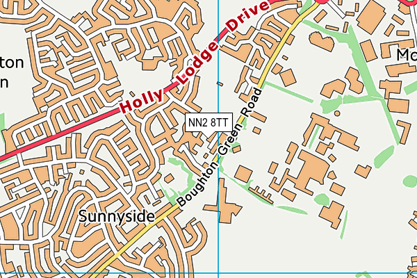 NN2 8TT map - OS VectorMap District (Ordnance Survey)