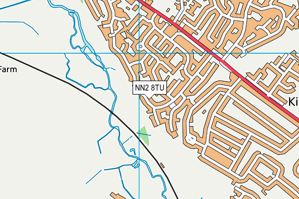 NN2 8TU map - OS VectorMap District (Ordnance Survey)