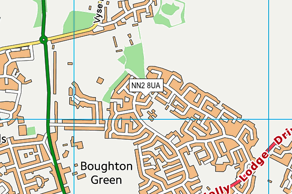 NN2 8UA map - OS VectorMap District (Ordnance Survey)