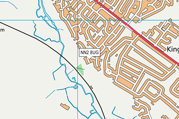 NN2 8UG map - OS VectorMap District (Ordnance Survey)