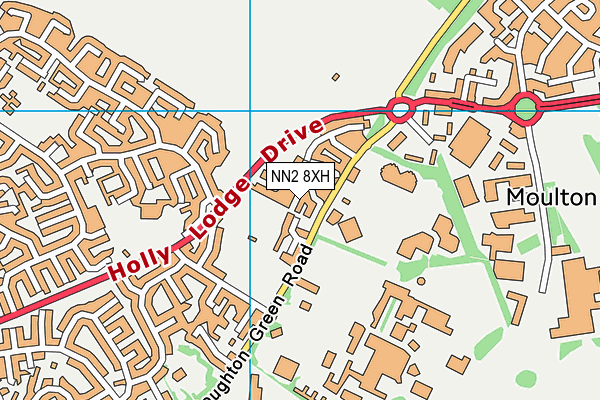 NN2 8XH map - OS VectorMap District (Ordnance Survey)