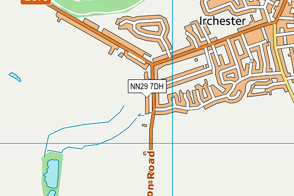NN29 7DH map - OS VectorMap District (Ordnance Survey)