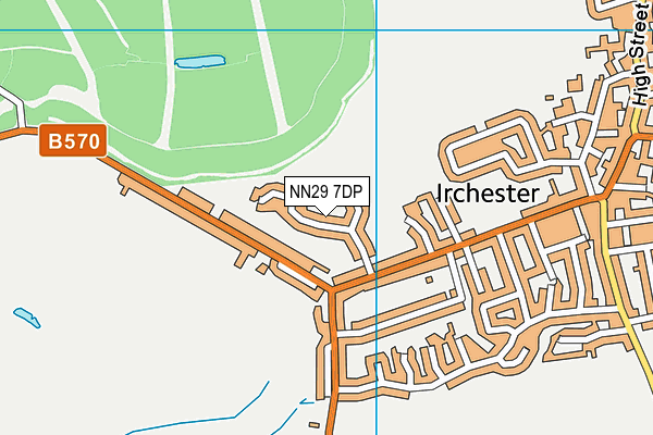 NN29 7DP map - OS VectorMap District (Ordnance Survey)