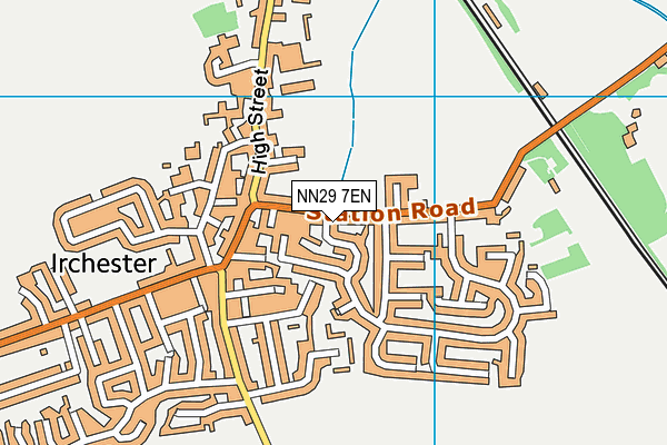 NN29 7EN map - OS VectorMap District (Ordnance Survey)