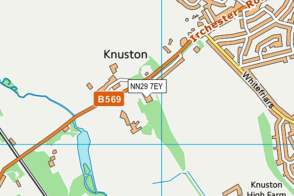 NN29 7EY map - OS VectorMap District (Ordnance Survey)