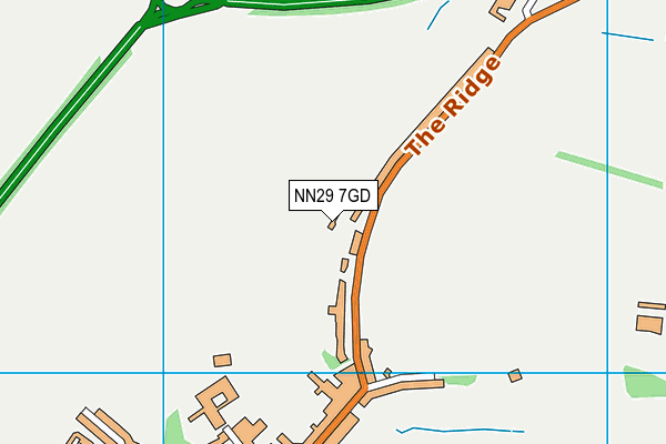 NN29 7GD map - OS VectorMap District (Ordnance Survey)