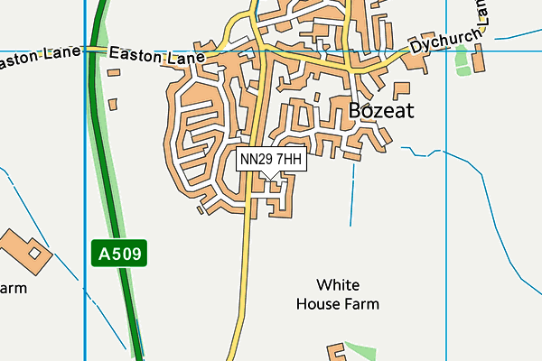 NN29 7HH map - OS VectorMap District (Ordnance Survey)