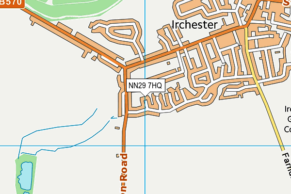 NN29 7HQ map - OS VectorMap District (Ordnance Survey)