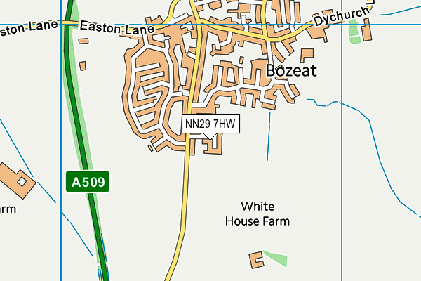 NN29 7HW map - OS VectorMap District (Ordnance Survey)