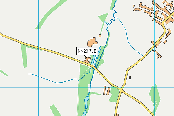 NN29 7JE map - OS VectorMap District (Ordnance Survey)