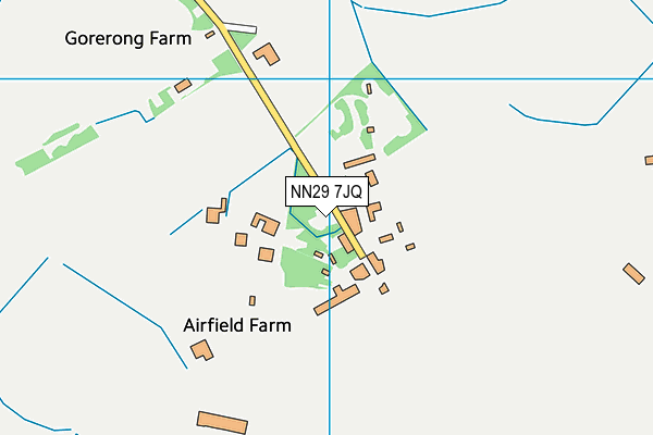 NN29 7JQ map - OS VectorMap District (Ordnance Survey)