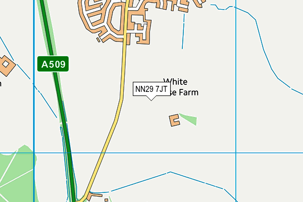 NN29 7JT map - OS VectorMap District (Ordnance Survey)