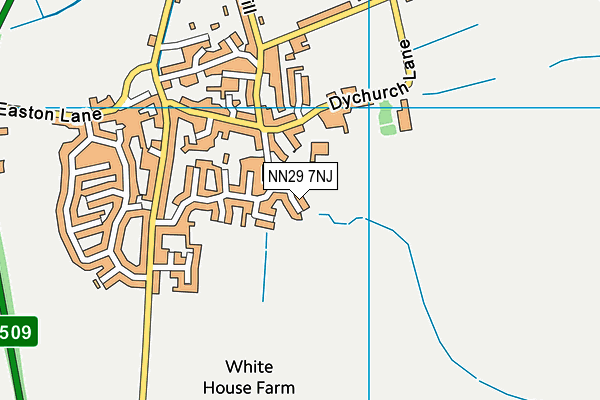 NN29 7NJ map - OS VectorMap District (Ordnance Survey)