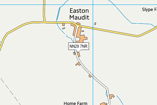 NN29 7NR map - OS VectorMap District (Ordnance Survey)