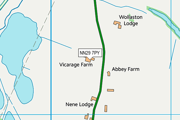 NN29 7PY map - OS VectorMap District (Ordnance Survey)