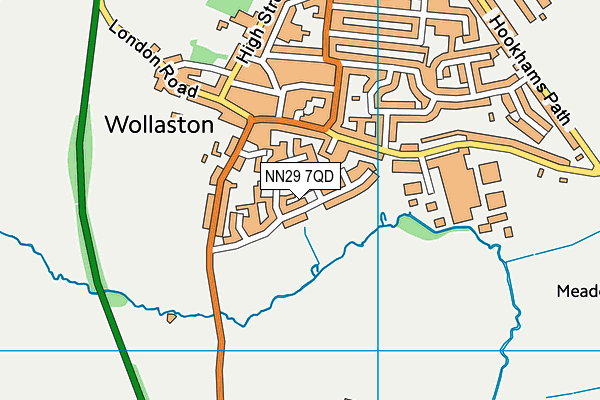 Map of WOLLASTON CONSULTANCY SERVICES LIMITED at district scale