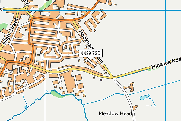 NN29 7SD map - OS VectorMap District (Ordnance Survey)
