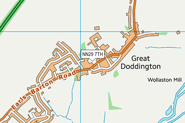 NN29 7TH map - OS VectorMap District (Ordnance Survey)