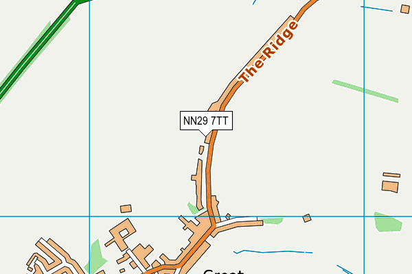 NN29 7TT map - OS VectorMap District (Ordnance Survey)