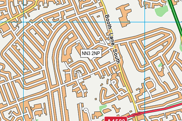 NN3 2NP map - OS VectorMap District (Ordnance Survey)
