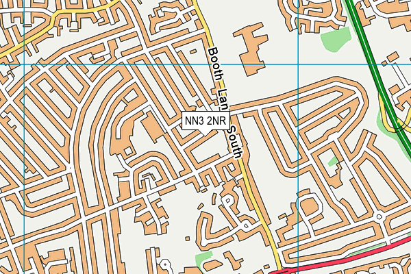 NN3 2NR map - OS VectorMap District (Ordnance Survey)