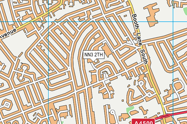 NN3 2TH map - OS VectorMap District (Ordnance Survey)