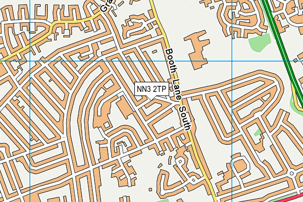 NN3 2TP map - OS VectorMap District (Ordnance Survey)