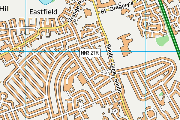 NN3 2TR map - OS VectorMap District (Ordnance Survey)