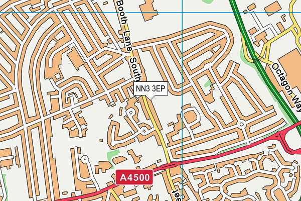 NN3 3EP map - OS VectorMap District (Ordnance Survey)
