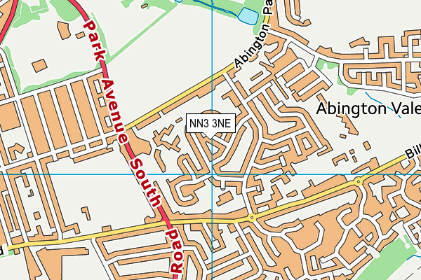 NN3 3NE map - OS VectorMap District (Ordnance Survey)