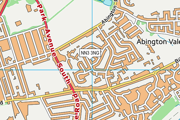 NN3 3NG map - OS VectorMap District (Ordnance Survey)