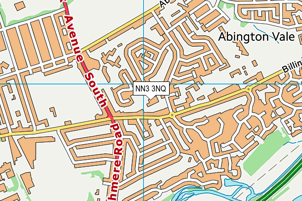 Abington Vale Primary School map (NN3 3NQ) - OS VectorMap District (Ordnance Survey)