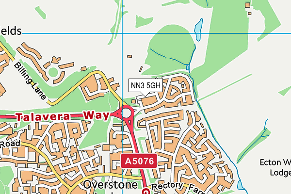 NN3 5GH map - OS VectorMap District (Ordnance Survey)