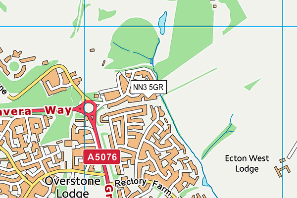 NN3 5GR map - OS VectorMap District (Ordnance Survey)