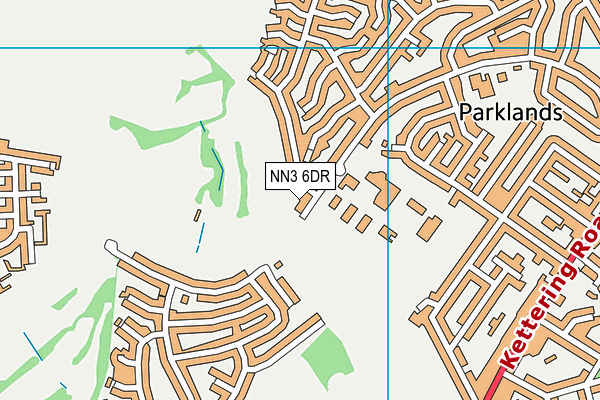 NN3 6DR map - OS VectorMap District (Ordnance Survey)