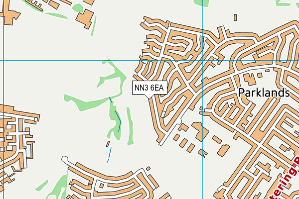 NN3 6EA map - OS VectorMap District (Ordnance Survey)