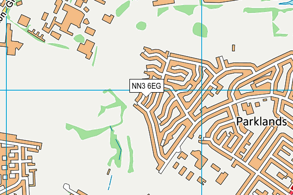 NN3 6EG map - OS VectorMap District (Ordnance Survey)