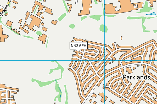 NN3 6EH map - OS VectorMap District (Ordnance Survey)