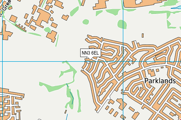 NN3 6EL map - OS VectorMap District (Ordnance Survey)