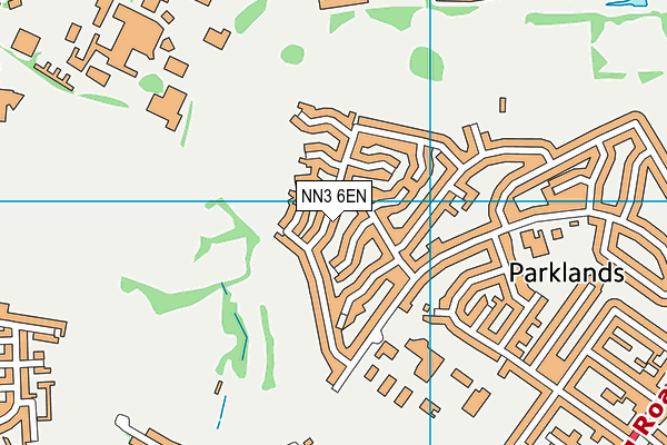 NN3 6EN map - OS VectorMap District (Ordnance Survey)